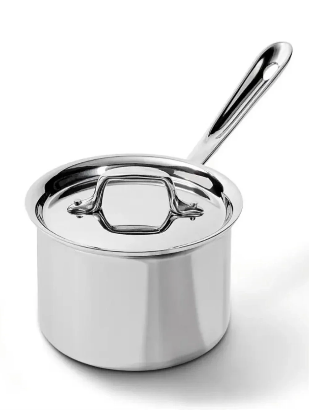 All-Clad D3 Stainless Steel 2QT Saucepan w/Lid